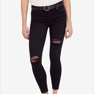 Free People Shark Bite Jeans